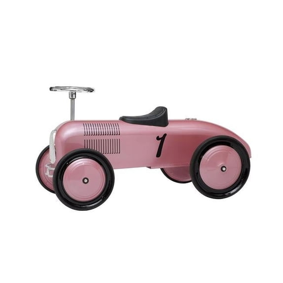Rose Metallic Racer Car