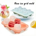 thumbnail image 1 of Rose Mold,Ice Cube Mold,Making 6 Giant Flower Shaped,Silicone Fun Large Ice Balls, 1 of 9