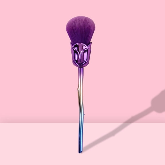 Rose Nail Dust Brush For Manicure Flower Nail Art Brush Nail Accessories Tools Popular Round Small Gel Polish Cleaning Brushes