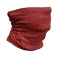 thumbnail image 1 of Rose Neck Gaiter, Red Roses Water Rain Drops, Unisex, Ruby Vermilion, by Ambesonne, 1 of 3