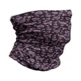 thumbnail image 1 of Rose Neck Gaiter, Rose Romance on Dark Backdrop, Unisex, Charcoal Grey and Pink, by Ambesonne, 1 of 3