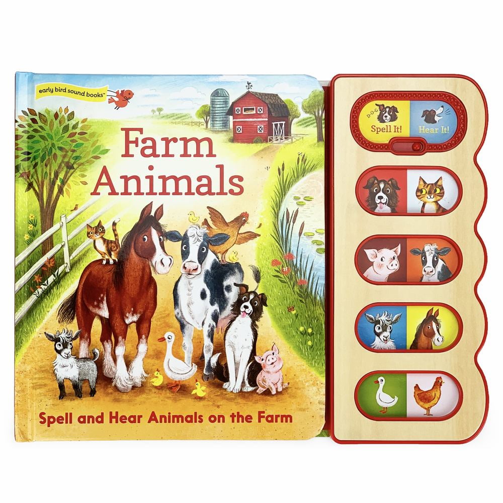 Rose Nestling: Farm Animals (Board Book)