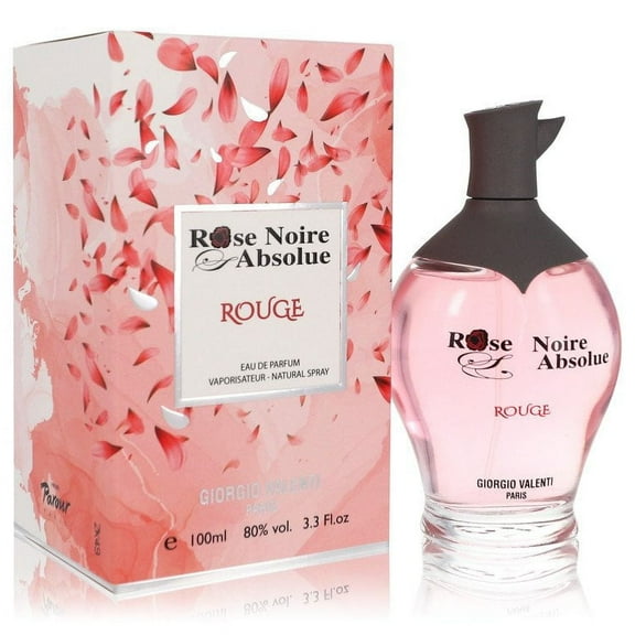 Rose Noire Absolue Rouge Perfume By Giorgio Valenti Eau De Parfum Spray 3.3 oz