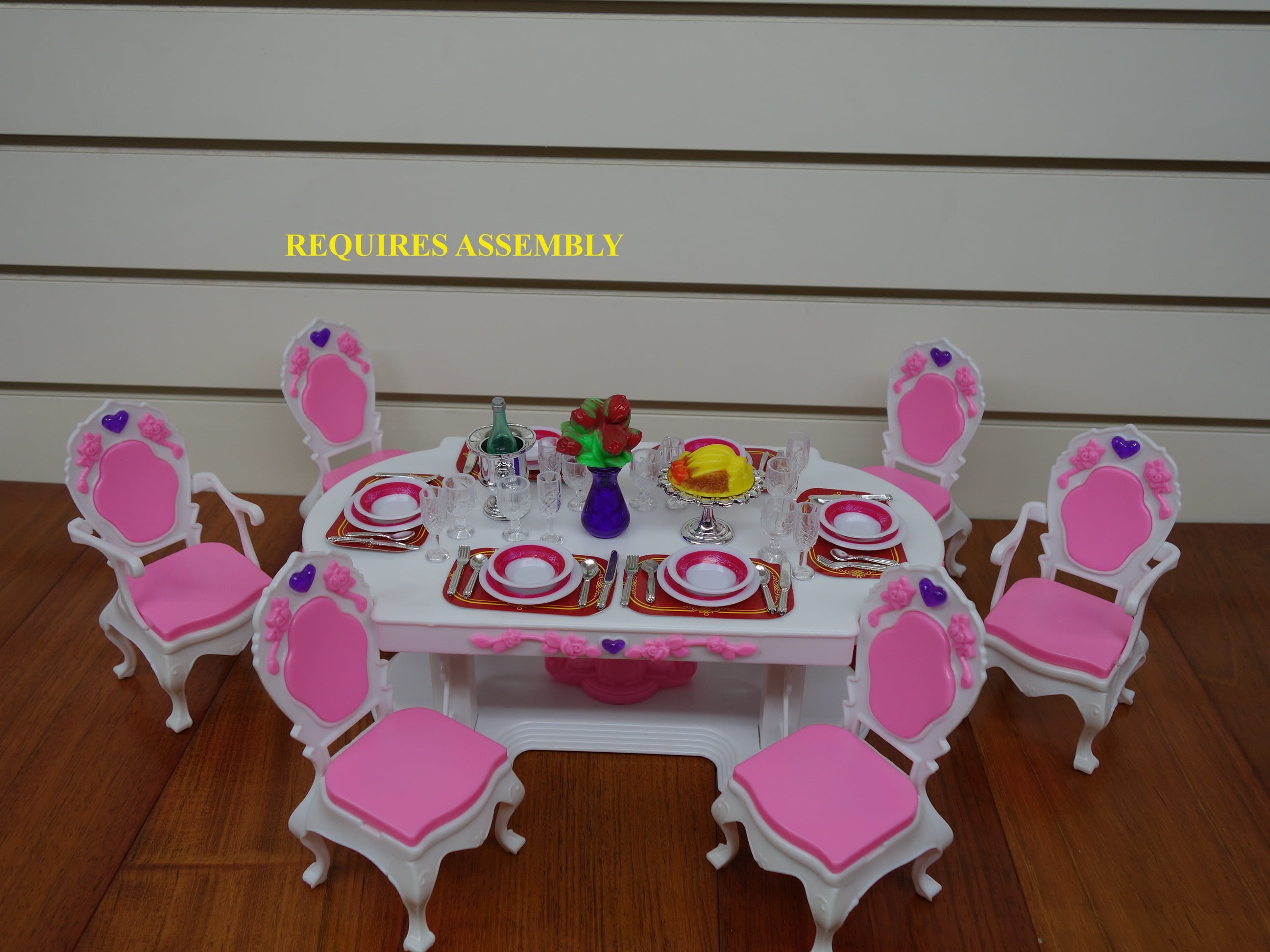 Deluxe Doll Dining Room Set Rose Palace Furniture Togo Ubuy