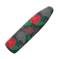 thumbnail image 1 of Rose Pattern Iron Board Protective Cover with Easy Install Resists Dust Covers Non Fading Cloth Cover Iron Pad Board Cover Home Use, 1 of 6