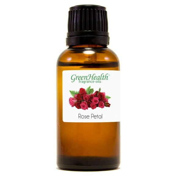 Rose Petals Fragrance Oil - 1 fl oz - Amber Glass Bottle w/ Euro Dropper