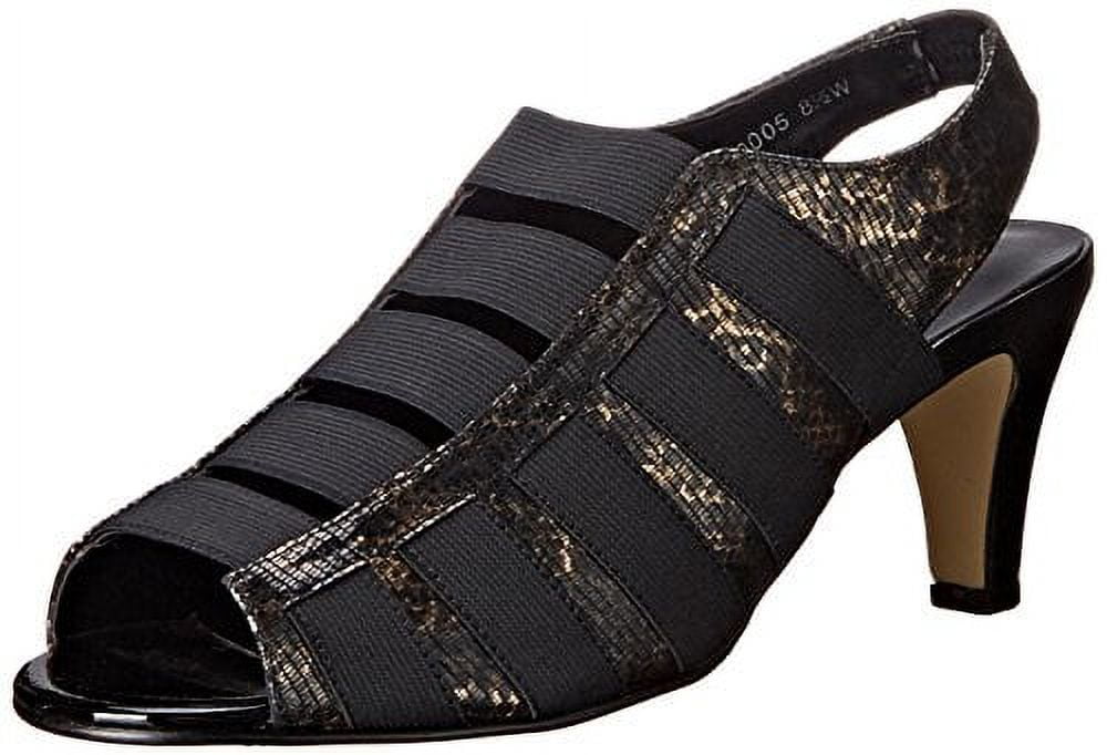 Rose Petals by Walking Cradles Womens Charli Leather Metallic Dress Sandals