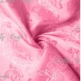 thumbnail image 1 of Rose Pink Brocade Jacquard Satin Fabric 58”/60” Inches Wide - Sold By The Yard, 1 of 1