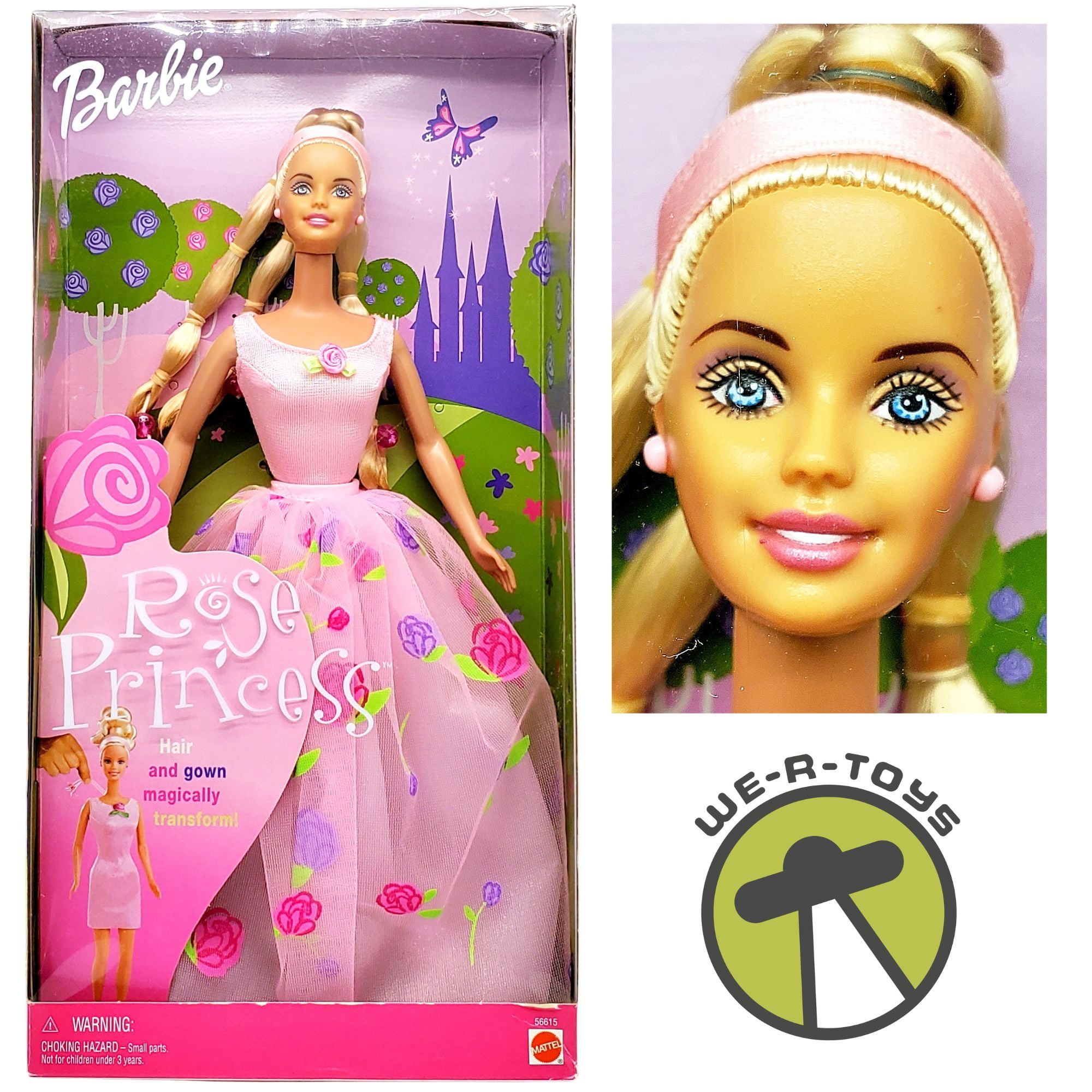 Rose Princess Barbie Doll 2000 Mattel 56615 - Walmart.com