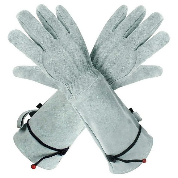 Rose Pruning Gloves for Men/Women,Garden Gloves with Grip,Long Thorn Proof Gardening Gloves,Breathable Gauntlet,Thorn-Proof Puncture-Resistant Work Gloves,Best Gifts and Tools for Gardener(White)