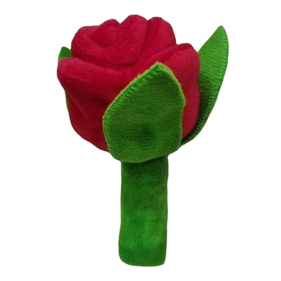 Rose Puzzle Dog Toy with Squeaker & Crinkle - Valentine's Day Christmas Gift for Small Medium Large Dogs, Stuffed Plush Flower Enrichment Snuffle Mat for Puppies Teething Chew Toy