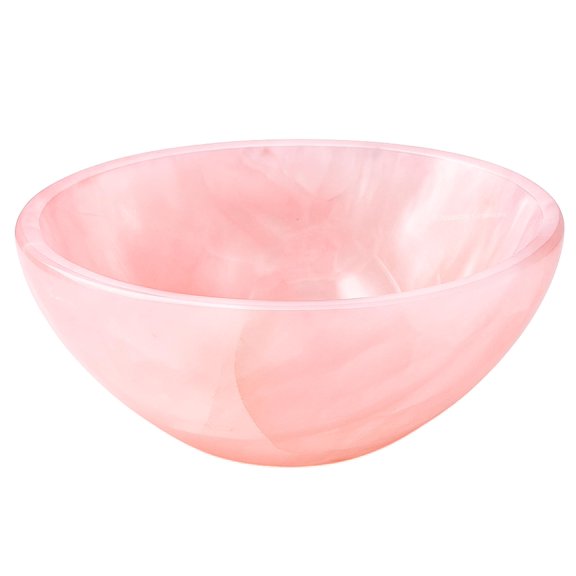 Rose Quartz Crystal Bowl 3" Inch Gemstone Bowl for Altar Offering Bowl