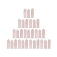 thumbnail image 1 of Rose Quartz Crystal Points Bulk 3 Pcs, Hexagonal Healing Point, 1 of 5