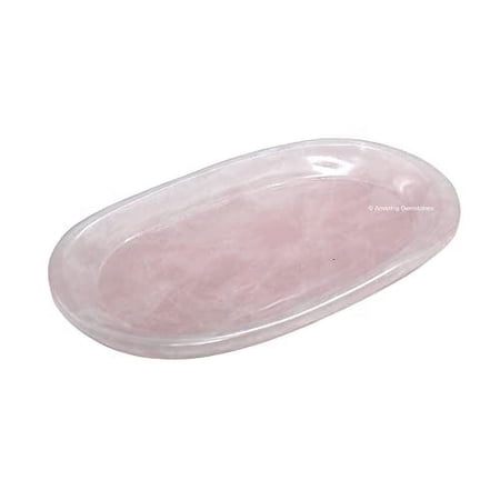 Rose Quartz Crystal Trays for Coffee Table