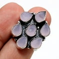 thumbnail image 1 of Rose Quartz Gemstone Ring Handmade Unique Design Women's Jewelry 7.50" MXR 6172, 1 of 2
