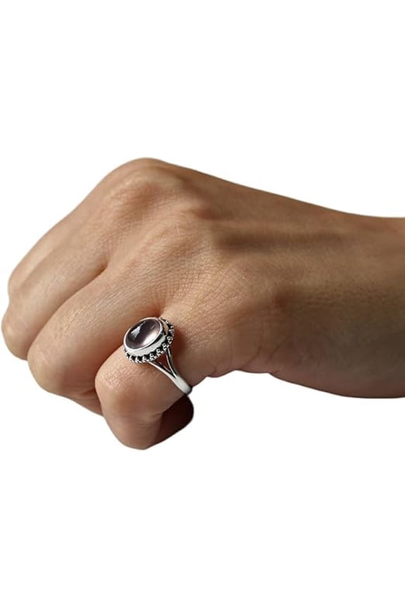 Rose Quartz Gemstone Ring, Natural Rose Quatz Ring, Rose Quartz Gypsy Ring, Womens Ring, 925 Sterling Silver, Bohemian Ring, Designer Handmade Jewelry, Dainty Ring, Christmas, Gift For Her