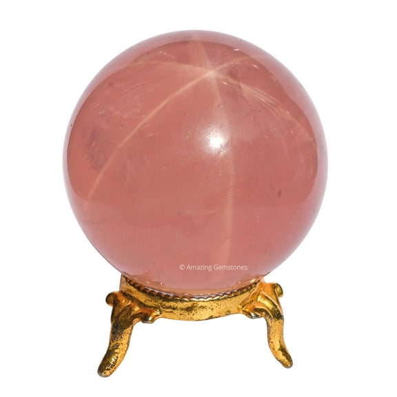 Rose Quartz (High Grade) Crystal Ball Sphere 1.5" Inches