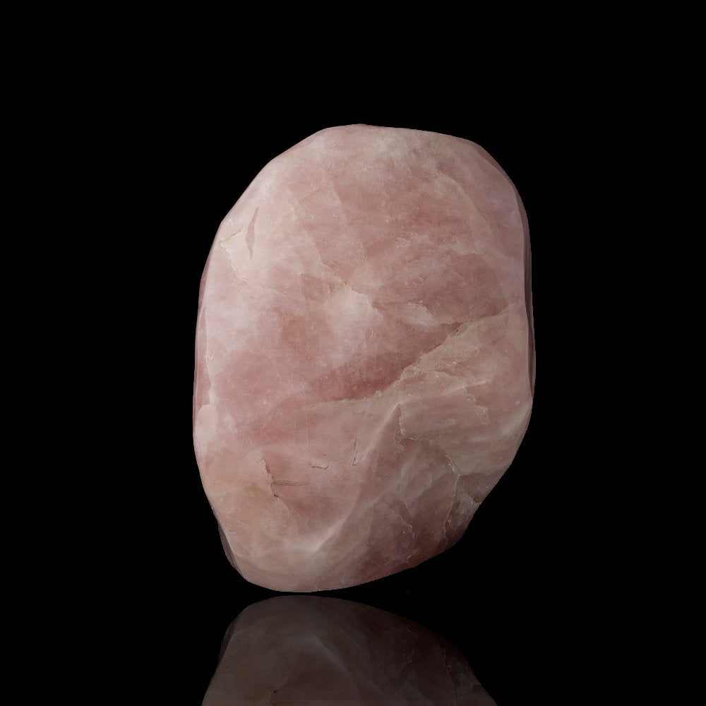 Large Rose Quartz Natural Stone Lamp