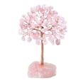 thumbnail image 1 of Rose Quartz Lucky Tree Good Meaning Handmade Home Decor with Base Faux Crystal Copper Wire Lucky Money Tree, 1 of 7