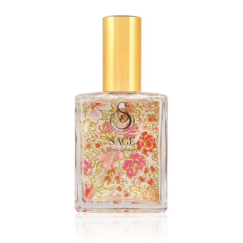 Rose Quartz Organic Perfume Spray by Sage- oz, Vegan Cruelty