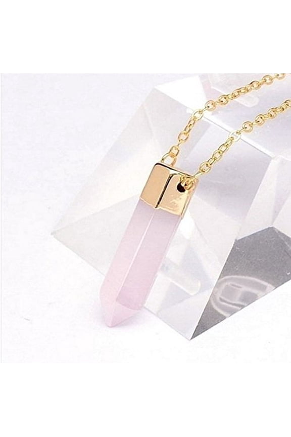 Rose Quartz Pendant Necklace
