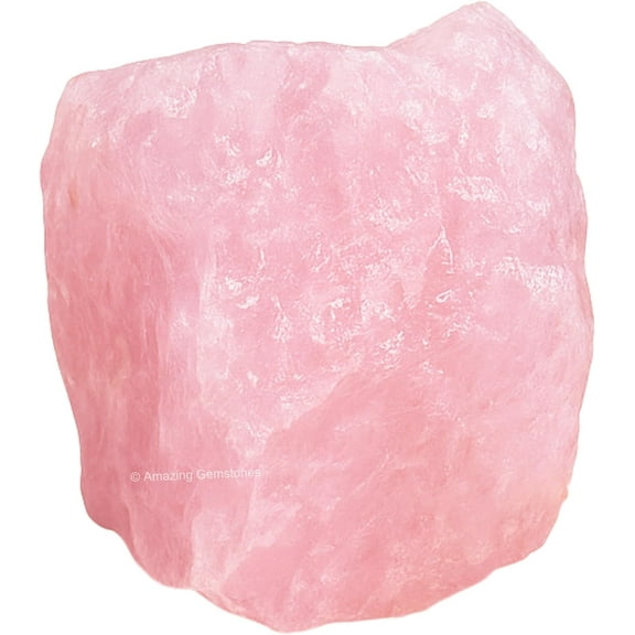 Rose Quartz Raw Crystals and Healing Stones (1 Piece)