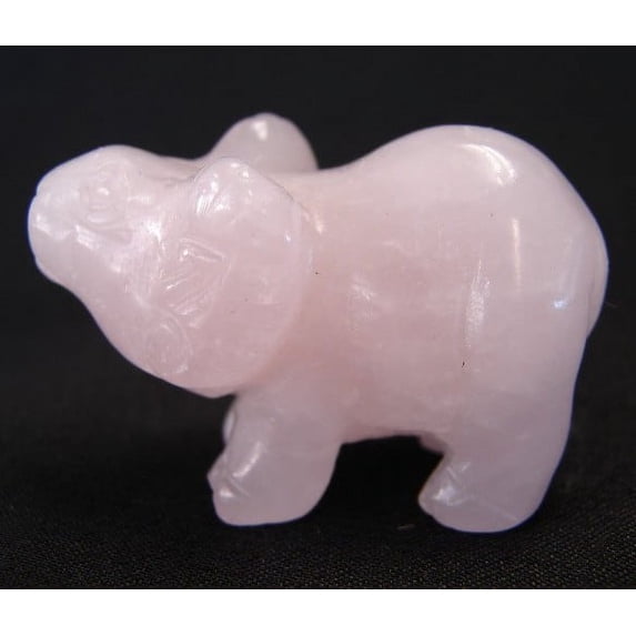 Small Rose Quartz Sheep Statue