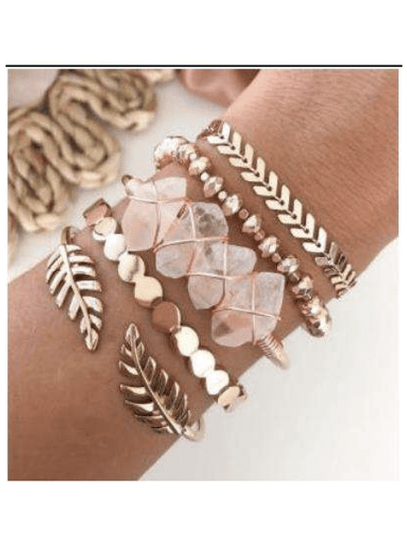 Rose Quartz Talisman Stack