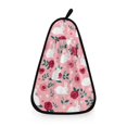 thumbnail image 1 of Rose Rabbit Love Hand Towel Quick Drying Home Storage Kitchen Towel Hooks Dish Cloths, 1 of 6