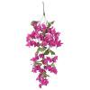 Rose Red Bougainvillea Single Stem Artificial Flower – Ngheia Wedding Decoration Pear Blossom Branch, Hanging Flower for Table Centerpieces, Home Garden Arch Wall Decor