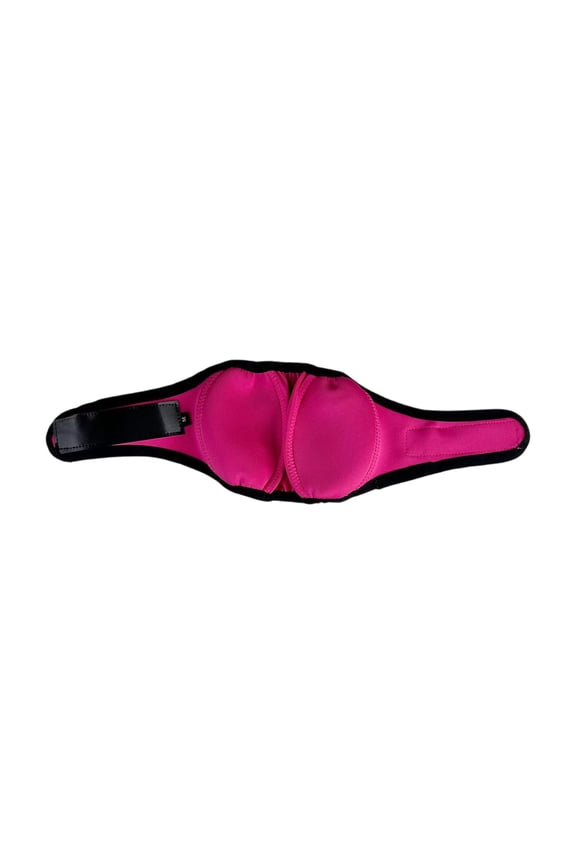 Rose Red Large Dog Ear Protection Cover Waterproof Headband for Swimming and Bathing Adjustable Noise Reducing Soothing Muffs for Anxiety Relief