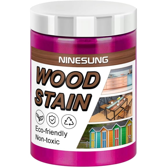 Rose Red Wood Stain | Wood Dye Powder for Indoor & Outdoor Use | Fast Drying | Covers Up to 125 Sq. Ft. per 4 Ounces | 4 Ounces