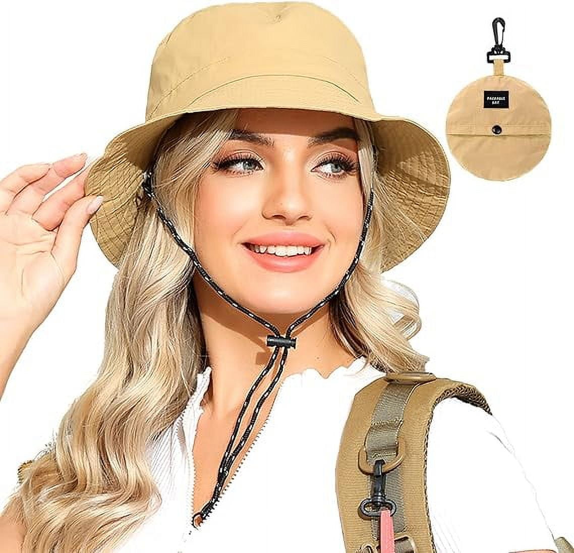 Oversized XL XXL Men's UV 50 Waterproof Packable Mesh Flap