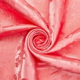 thumbnail image 1 of Rose Satin Jacquard Fabric - Coral Polyester Double-Sided Floral 59/60" by The Yard, 1 of 4