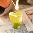 thumbnail image 1 of Rose Scented Flower Shaped Soy Candle - 3x3in Ceramic Jar, Multi-Color, Home Decor & Gift Idea, 1 of 6
