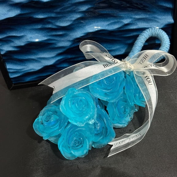 Rose Scented Soap, DIY Rose Cluster Soap, Transparent Long-Lasting, for Men Women,Valentine's Day Birthday Gift, Handmade, Natural Ingredients, Bath Soap, Gift for Her, Home Decor, Soap Craft