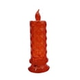 thumbnail image 1 of Rose Shadow LED Flameless Candles, 4PCS Romantic Battery Operated Candles Led Pillar Candles for Valentines Romantic Propose Anniversary Wedding Decorations(Red), 1 of 7