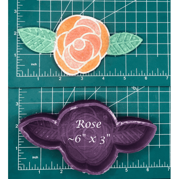Rose Silicone Freshie Mold