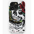 thumbnail image 1 of Rose Skeleton Head Snake Cobra Tattoo Fantasy Art A2593&nbsp;Phone Case for iPhone 11 to 17 Pro Max, 1 of 2