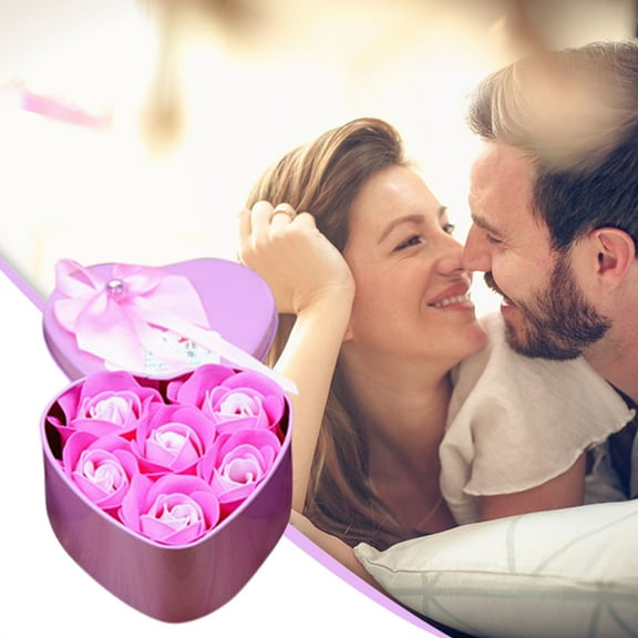 Rose Soap Flower Gift Box Valentine's Day Creative Gift Rose Flower Heart Gift