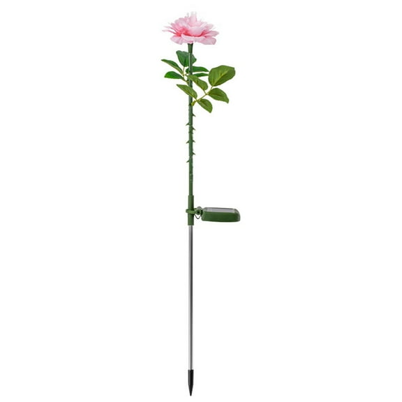 Rose Solar Ground Insert Light Outdoor Solar Light For Yard Garden Patio Decoration