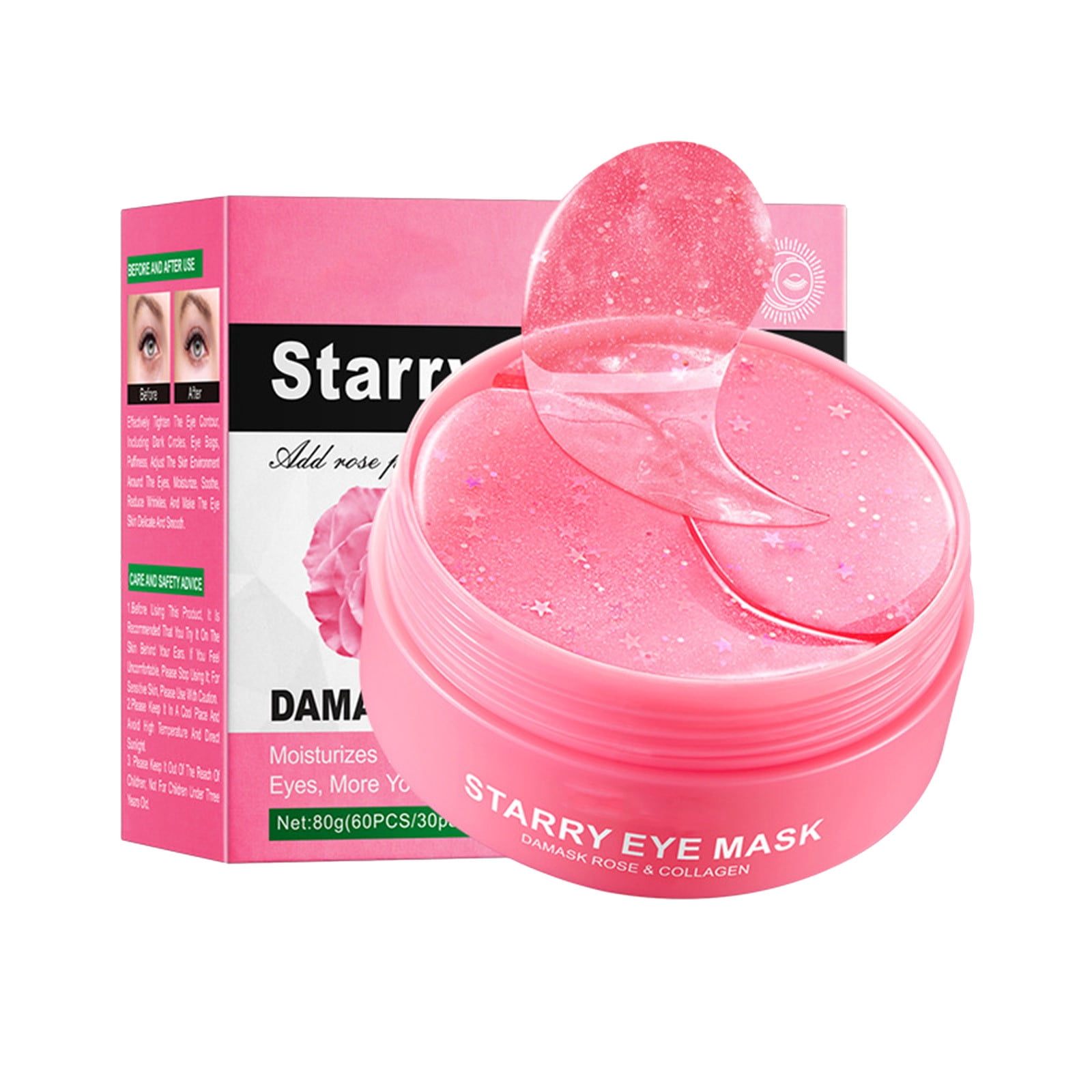 Rose Starry Sky Eye Hydrating Moisturizing Moisturizing Eye Around Eye Care 80ml Tape Eyelid
