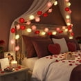 thumbnail image 1 of Rose String Lights,LED Fairy Lights,Decor Lighting,Creative Realistic Rose Design,KTV Hotel Wedding Photography Room Decor, 1 of 6