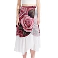 thumbnail image 1 of Rose Stylish Chiffon Summer Beach Dresses for Women, 1 of 6