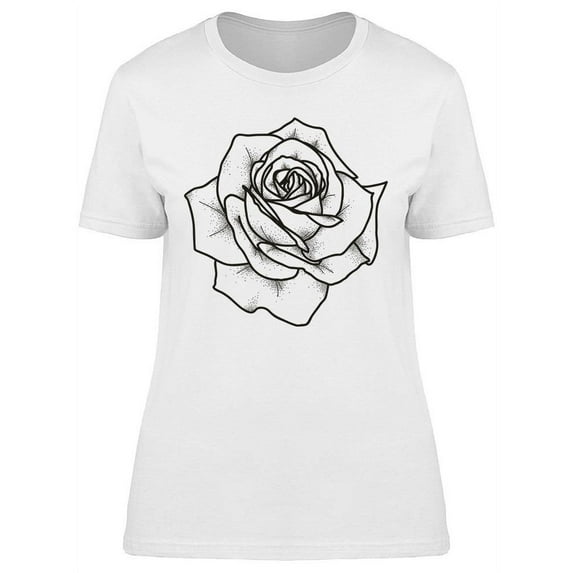 Rose Tattoo Vintage Graphic T-Shirt Women -Image by Shutterstock, Female Small