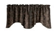 thumbnail image 1 of Rose Texture Satin Rosette Scalloped Window Valance 58" Wide / 20" Tall, 1 of 1