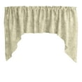 thumbnail image 1 of Rose Texture Satin Rosette Swag Window Valance 72" Wide / 36" Tall, 1 of 1