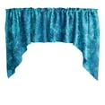 thumbnail image 1 of Rose Texture Satin Rosette Swag Window Valance 72" Wide / 36" Tall, 1 of 1