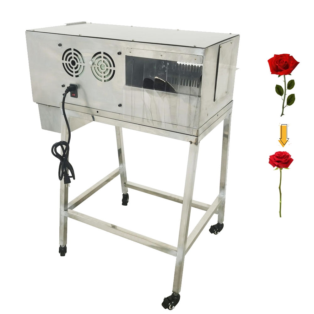Rose Thorn Remover Machine Flower Leaf Stems Cuter Remover Flower Branch Leaf Removal Machine