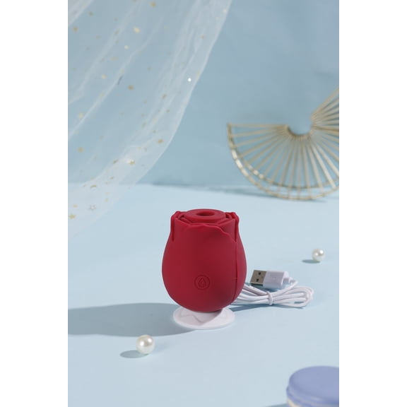 Rose Toy Massager, Electric Toy Rose, Vibrating Rose, Stimulator for Women, Couples, Sucking Toy